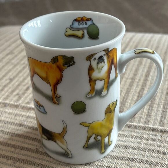 Man's Best Friend Dog Breed Paul Cardew 2010 England Ceramic Tea Cup Mug 10 oz. - Picture 3 of 8